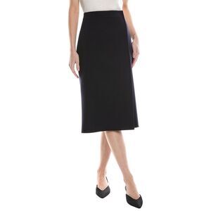 Theory Wool & Cashmere-Blend Wrap Skirt